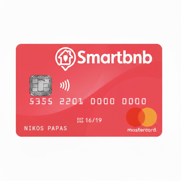 Χρεωστική κάρτα Mastercard της Smartbnb