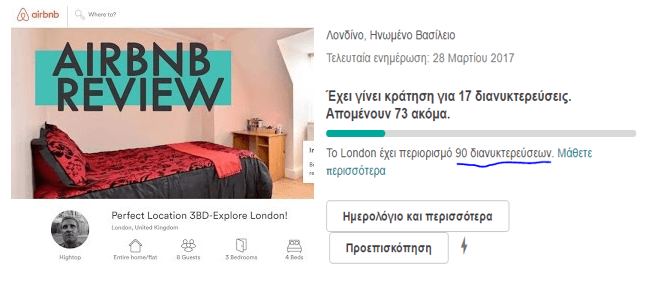 Airbnb 90 days limit – Ευκαιρία και όχι περιορισμός!